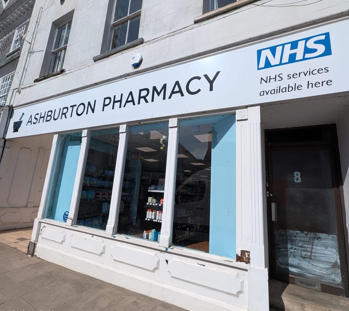 Ashburton Pharmacy shopfront on North Street